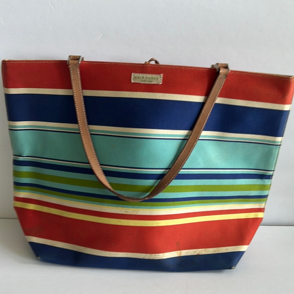 Used Kate Spade stripped bag
